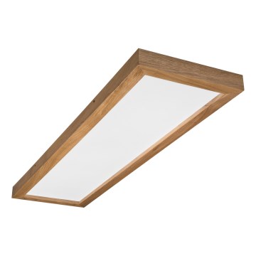 Brilagi - Plafonnier de salle de bain LED WOODY FRAME LED/50W/230V 120x30 cm IP44 chêne
