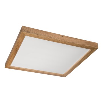 Brilagi - Plafonnier de salle de bain LED WOODY FRAME LED/50W/230V 60x60 cm IP44 chêne