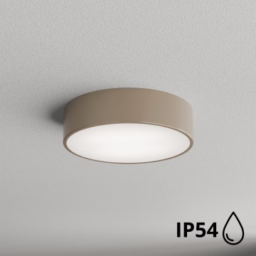 Brilagi - Plafonnier de salle de bains avec capteur CLARE 2xE27/24W/230V Ø 30 cm IP54 beige