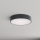 Brilagi - Plafonnier de salle de bains CLARE 3xE27/24W/230V Ø 40 cm anthracite IP54