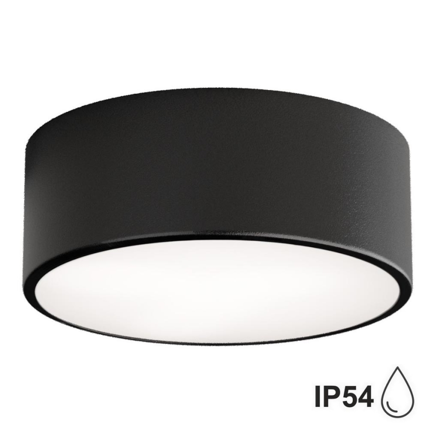 Brilagi - Plafonnier de salle de bains LED RGBW dimmable CLARE 1xE27/9W/230V 2700-6500K Ø 20 cm IP54 Wi-Fi noir