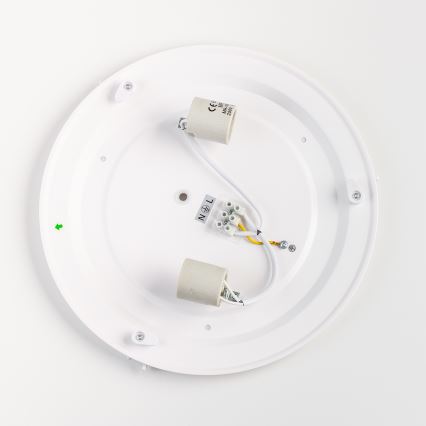 Brilagi - Plafonnier de salle de bains POOL 2xE27/15W/230V Ø 30 cm IP54 blanc