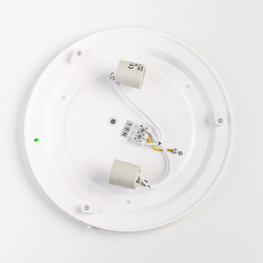 Brilagi - Plafonnier de salle de bains POOL 2xE27/15W/230V Ø 30 cm IP54 blanc