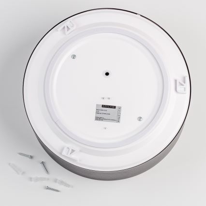Brilagi - Plafonnier de salle de bains POOL 2xE27/15W/230V Ø 30 cm IP54 noir