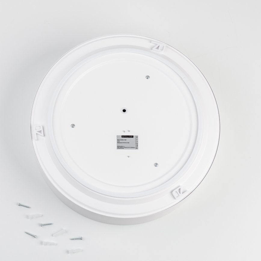 Brilagi - Plafonnier de salle de bains POOL 3xE27/15W/230V Ø 40 cm IP54 blanc