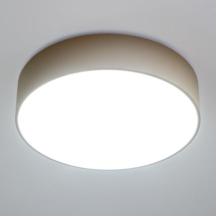 Brilagi - Plafonnier de salle de bains POOL 4xE27/15W/230V Ø 50 cm IP54 beige