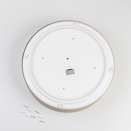 Brilagi - Plafonnier de salle de bains POOL 4xE27/15W/230V Ø 50 cm IP54 beige