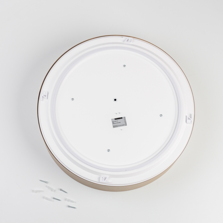 Brilagi - Plafonnier de salle de bains POOL 4xE27/15W/230V Ø 50 cm IP54 beige