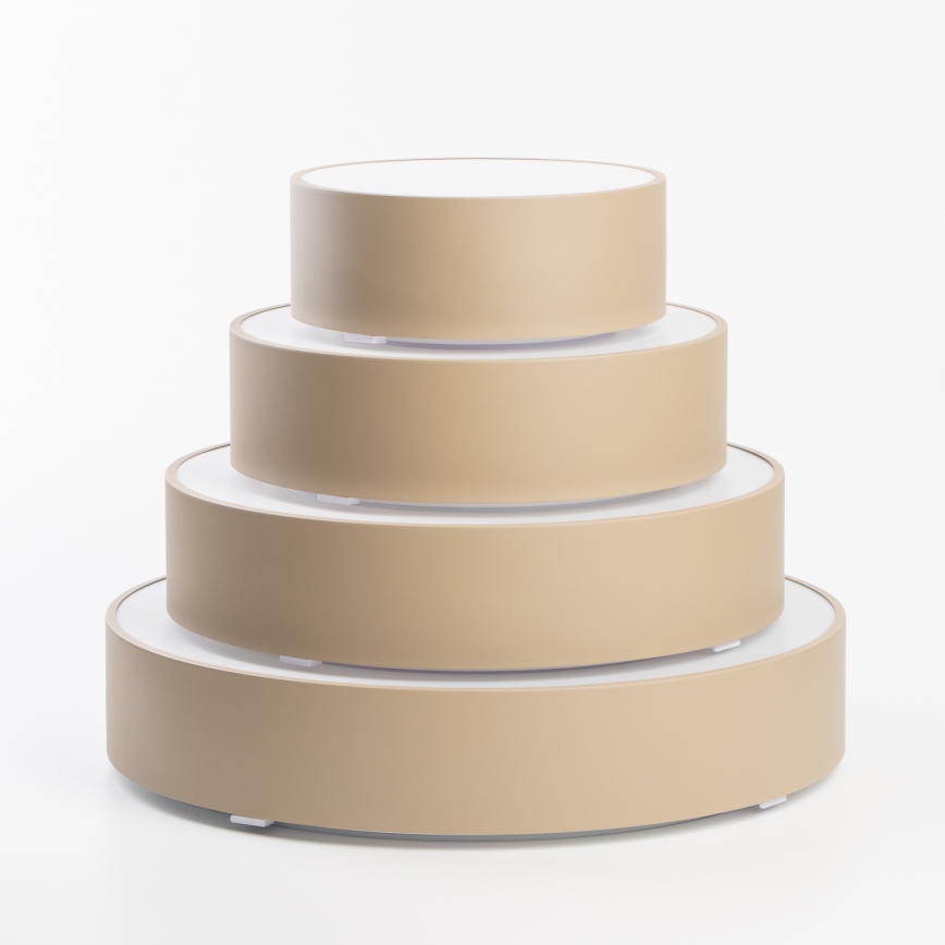 Brilagi - Plafonnier de salle de bains POOL 4xE27/15W/230V Ø 50 cm IP54 beige