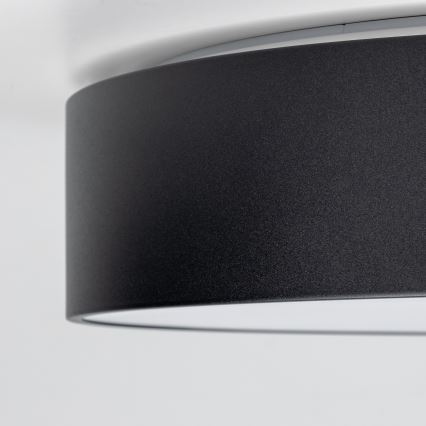Brilagi - Plafonnier de salle de bains POOL 5xE27/15W/230V Ø 60 cm IP54 noir