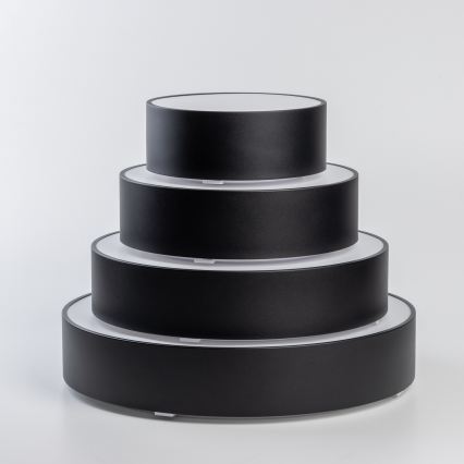 Brilagi - Plafonnier de salle de bains POOL 5xE27/15W/230V Ø 60 cm IP54 noir