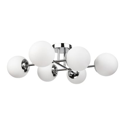 Brilagi - Plafonnier de surface MALONY 6xE14/20W/230V chrome brillant