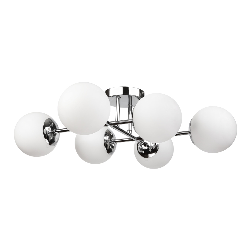 Brilagi - Plafonnier de surface MALONY 6xE14/20W/230V chrome brillant