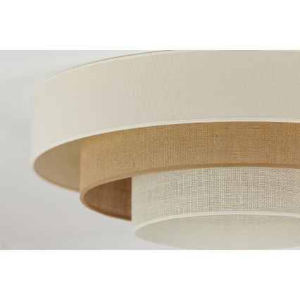 Brilagi - Plafonnier DENVER LUNETA LED/12W/230V d. 60 cm 3000K/4000K/6400K beige/crème