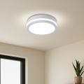Brilagi - Plafonnier d'extérieur LED BENE LED/18W/230V Ø 21,5 cm blanc IP54