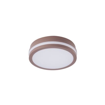 Brilagi - Plafonnier d'extérieur LED BENE LED/18W/230V Ø 21,5 cm marron IP54