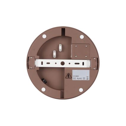 Brilagi - Plafonnier d'extérieur LED BENE LED/18W/230V Ø 21,5 cm marron IP54