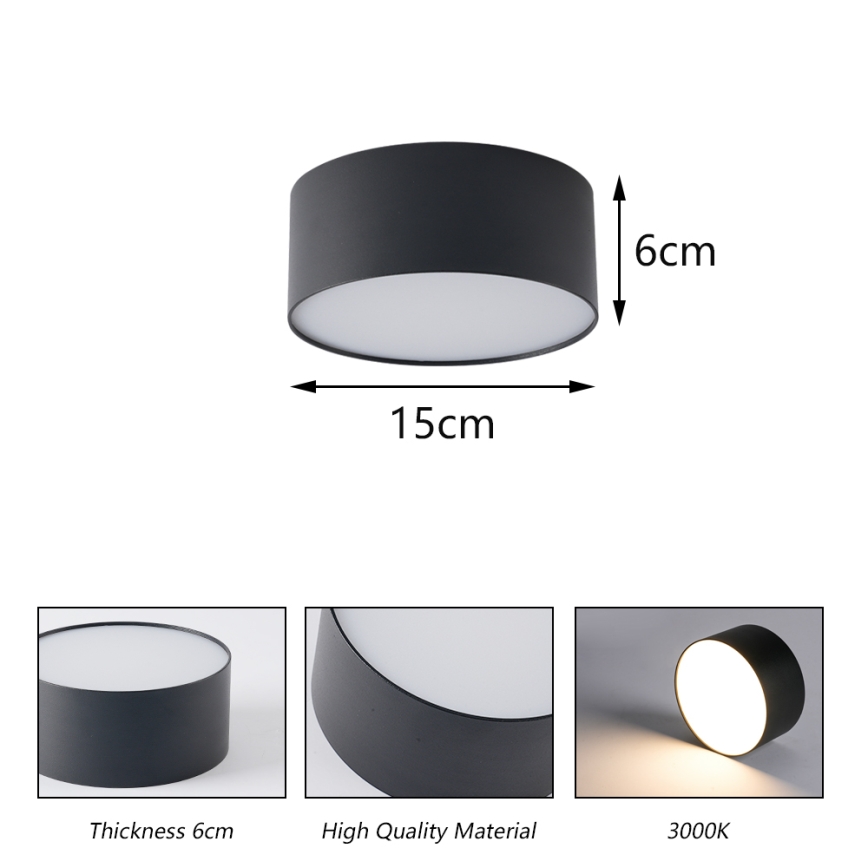 BRILAGI - Plafonnier d'extérieur LED FORIS LED/20W/230V Ø 15 cm blanc IP44