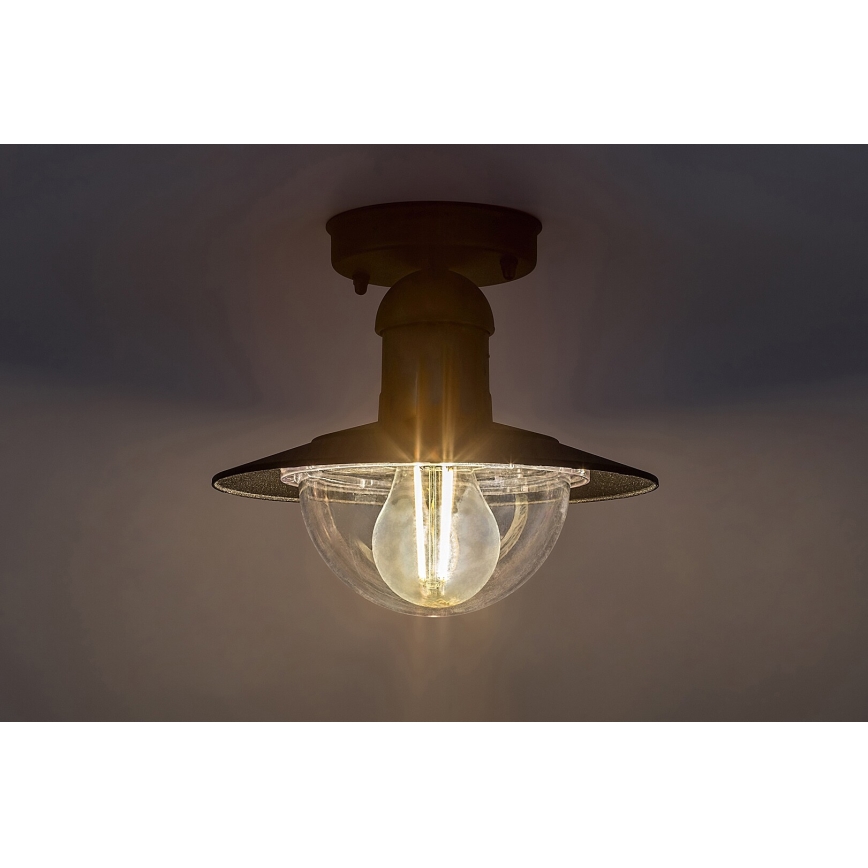 Brilagi - Plafonnier d'extérieur MOLDE 1xE27/60W IP44 noir