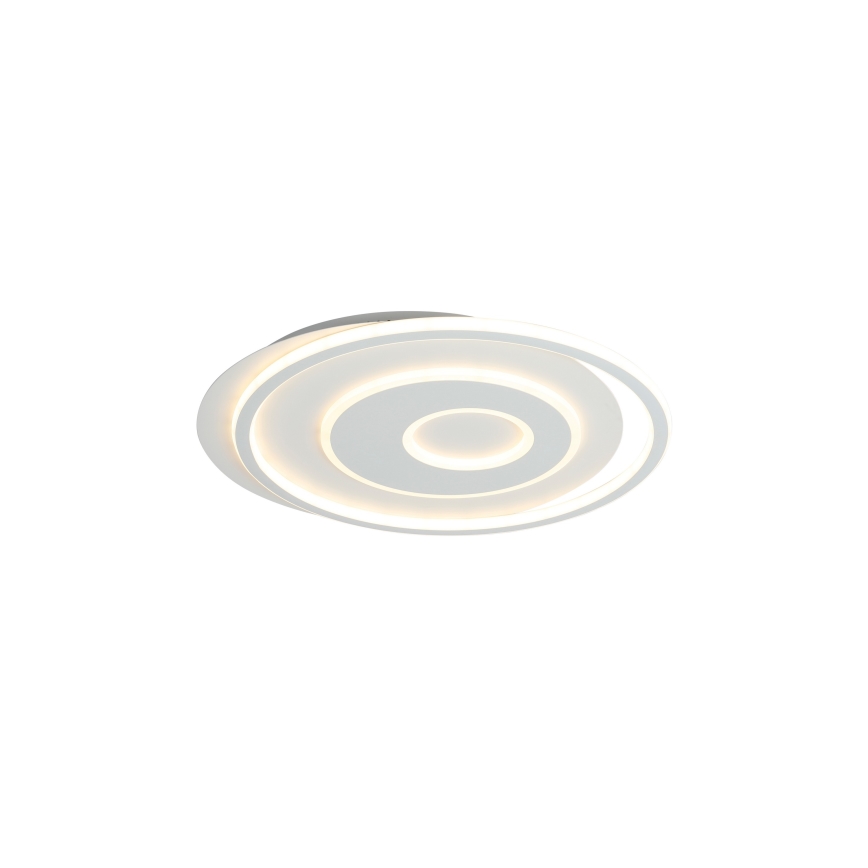 Brilagi - Plafonnier LED dimmable IRIS, 83 W, 230 V, 3000-6000 K, 46 x 50 cm, blanc + télécommande