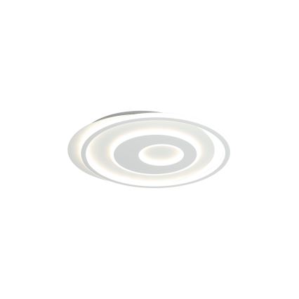 Brilagi - Plafonnier LED dimmable IRIS, 83 W, 230 V, 3000-6000 K, 46 x 50 cm, blanc + télécommande