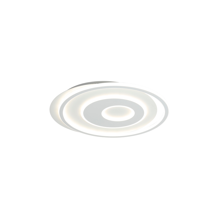 Brilagi - Plafonnier LED dimmable IRIS, 83 W, 230 V, 3000-6000 K, 46 x 50 cm, blanc + télécommande
