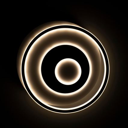 BRILAGI - Plafonnier LED dimmable IRIS, 83 W, 230 V, 3000-6000 K, 46 x 50 cm, blanc + télécommande