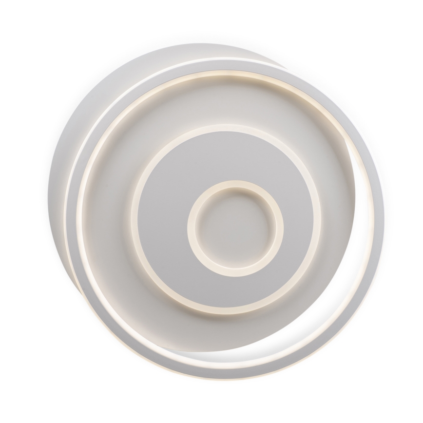 BRILAGI - Plafonnier LED dimmable IRIS, 83 W, 230 V, 3000-6000 K, 46 x 50 cm, blanc + télécommande