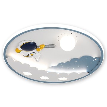 BRILAGI - Plafonnier dimmable pour enfants ASTRO LED/43W/230V 3000-6000K Ø 49 cm + télécommande