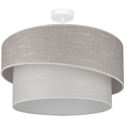 Brilagi - Plafonnier DOVER SHINE 1xE27/15W/230V d. 50 cm gris/crème