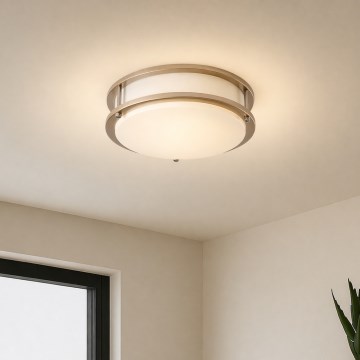 Brilagi - Plafonnier ELARO 2xE27/40W/230V Ø 26 cm doré
