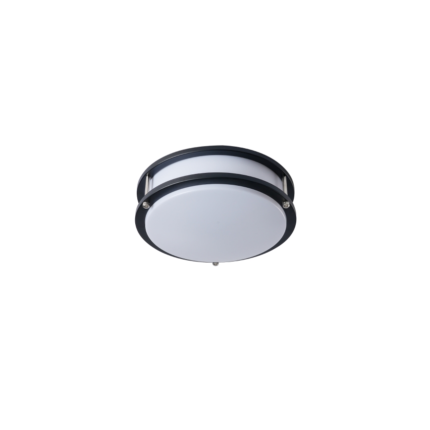 Brilagi - Plafonnier ELARO 2xE27/40W/230V Ø 26 cm noir