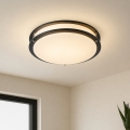 Brilagi - Plafonnier ELARO 4xE27/40W/230V Ø 41 cm noir