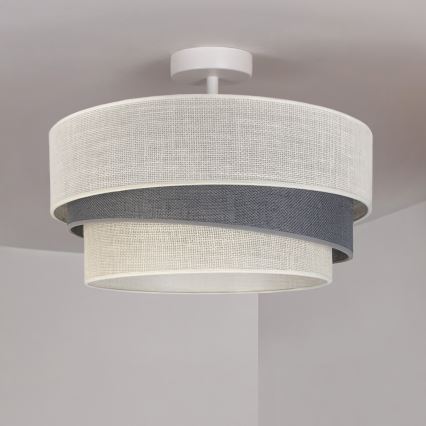 Brilagi - Plafonnier en applique TRIO 1xE27/60W/230V Ø 40 cm crème/gris
