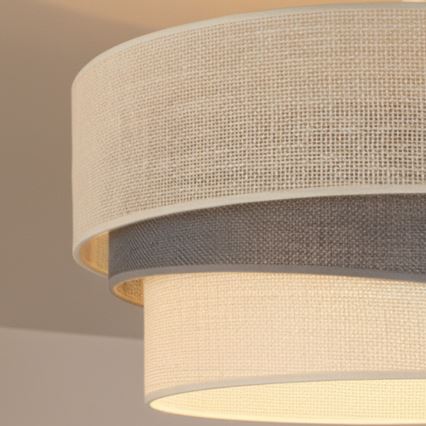 Brilagi - Plafonnier en applique TRIO 1xE27/60W/230V Ø 40 cm crème/gris
