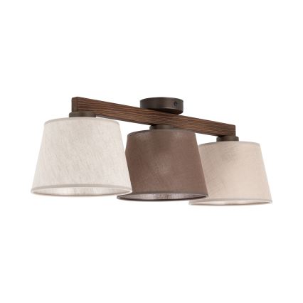 Brilagi - Plafonnier en saillie LATTE SABIA 3xE27/15W/230V pin/mix