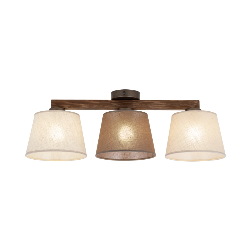 Brilagi - Plafonnier en saillie LATTE SABIA 3xE27/60W/230V pin/mix