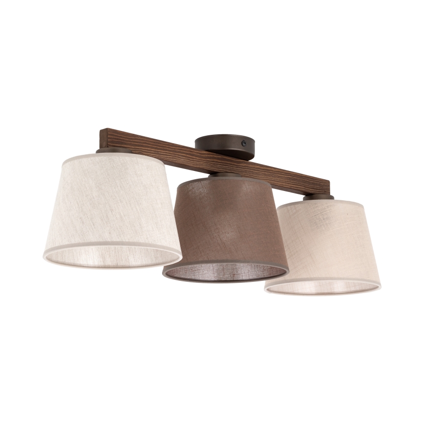 Brilagi - Plafonnier en saillie LATTE SABIA 3xE27/60W/230V pin/mix