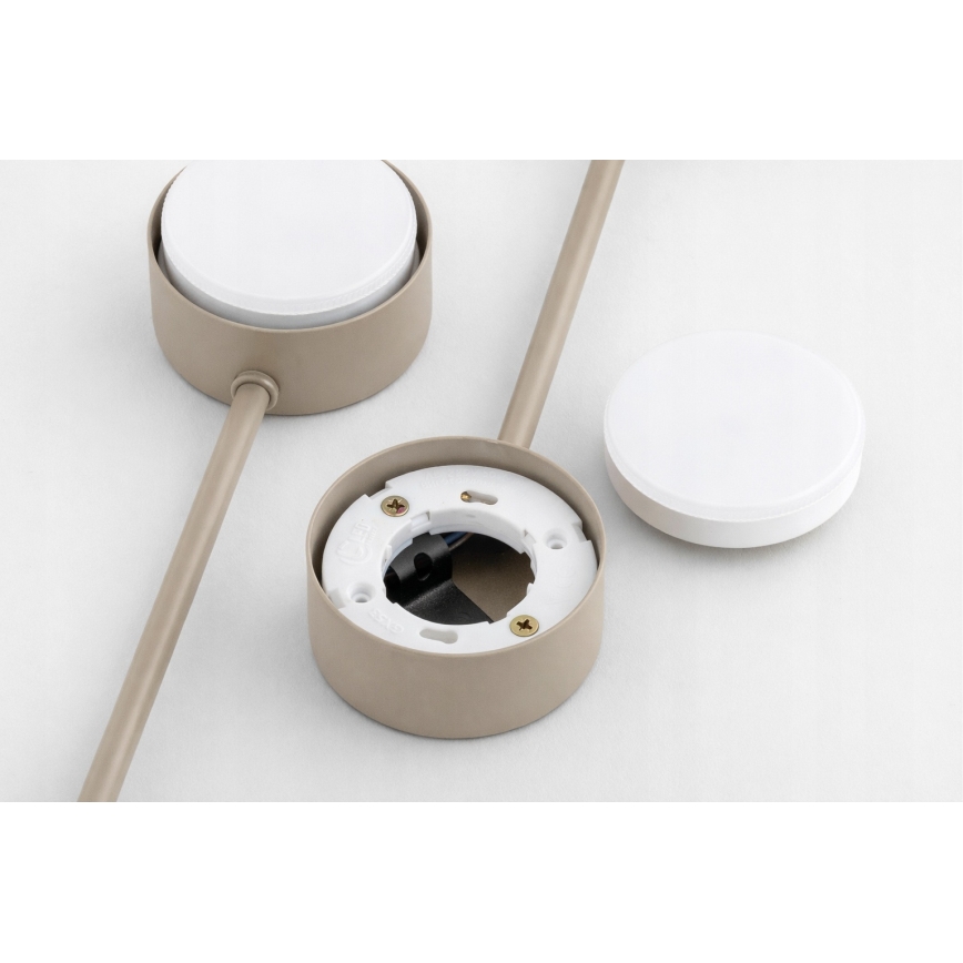 Brilagi - Plafonnier LED RGB+CCT dimmable en saillie MONO 4xGX53/14W/230V 2700-6500K Wi-Fi Tuya noir