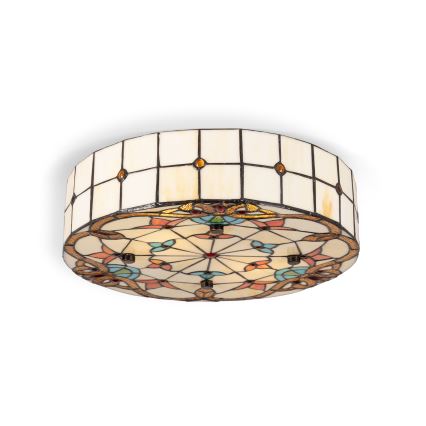 BRILAGI - plafonnier en vitrail Tiffany MIRABELLA 2xE27/60W/230V Ø 40 cm