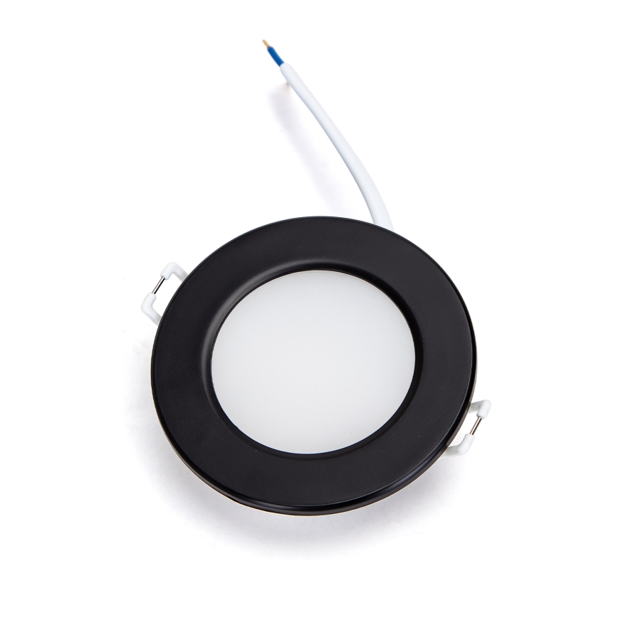 Brilagi - Plafonnier encastré LED pour salle de bains LED/4,8W/230V 4000K noir IP65