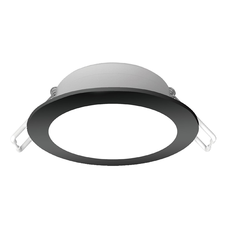 Brilagi - Plafonnier encastré LED pour salle de bains LED/6W/230V 4000K noir IP65