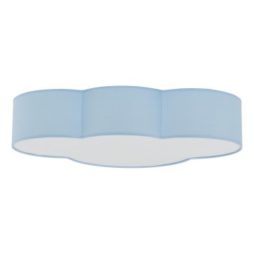 Brilagi - Plafonnier enfant NIMBUS 4xE27/15W/230V bleu