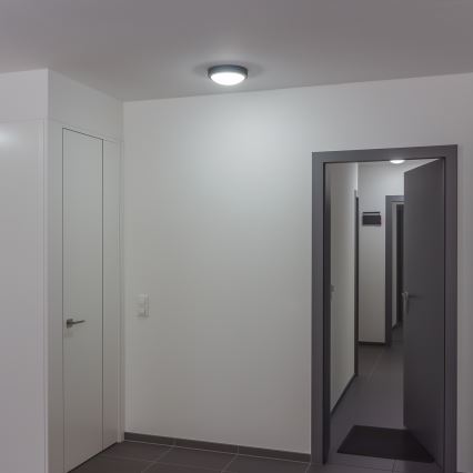 Brilagi - Plafonnier extérieur LED/20W/230V d. 23 cm IP54 anthracite