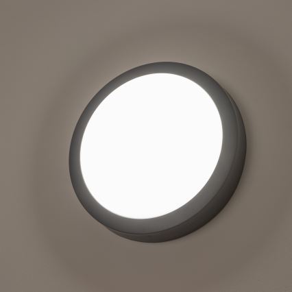 Brilagi - Plafonnier extérieur LED/20W/230V d. 23 cm IP54 anthracite