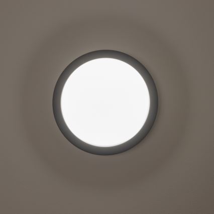 Brilagi - Plafonnier extérieur LED/20W/230V d. 23 cm IP54 anthracite