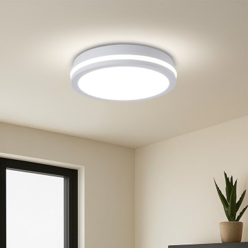 Brilagi - Plafonnier extérieur LED BENE LED/24W/230V Ø 26 cm blanc IP54