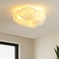 Brilagi - Plafonnier FEATHER 3xE27/40W/230V Ø 40 cm blanc