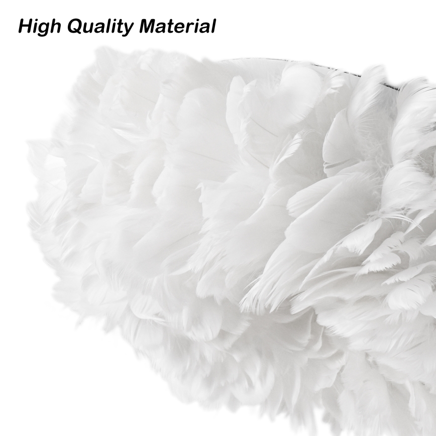 Brilagi - Plafonnier FEATHER 3xE27/40W/230V Ø 40 cm blanc