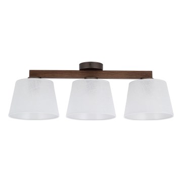 Brilagi - Plafonnier fixé au plafond LATTE 3xE27/60W/230V pin/blanc